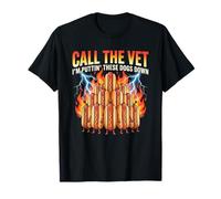 Hotdog Amusant Call The Vet I'm Putting These Dogs Down T-Shirt