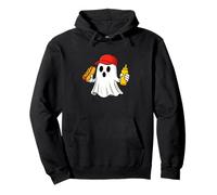 Hotdog Halloween Ghost Chef Foodie Halloween Hotdog Delivery Sweat à Capuche