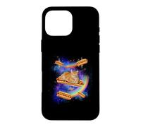 Hotdog Meme Funny Cat in Space Riding Glizzy Weird Hot Dog Coque pour iPhone 16 Pro Max