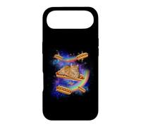 Hotdog Meme Funny Cat in Space Riding Glizzy Weird Hot Dog Coque pour iPhone Air