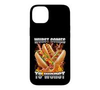 Hotdog Meme Wurst Arrive au Pire Hot Dog rétro Bootleg drôle Coque pour iPhone 14 Plus