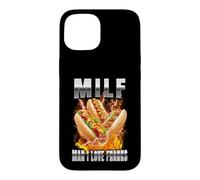 Hotdog Milf Man I Love Franks Bootleg Meme Dad Blague Hot Dog Coque pour iPhone 15