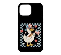 Hotdog Silly Goose Eating Hot Dog Meme du 4 Juillet Coque pour iPhone 16 Pro Max