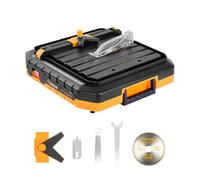 Hoteche Coupe-carreaux électrique 500 W, avec interrupteur électromagnétique, 5200 tr/min, surface de travail 330 x 360 mm, profondeur de coupe de 22,5 mm à 90 degrés et 12,5 mm à 45 degrés