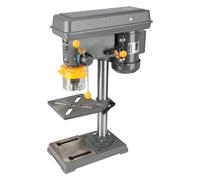 Hoteche Perceuse de table avec 500 W, 230 V, 9 vitesses, 280 à 2350 tr/min, diamètre de perçage max. 16 mm, 50 mm, déplacement de broche MT2, idéal pour des travaux de perçage précis, équipement