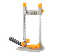 Hoteche Support de visseuse d'angle à 90° pour perceuse à main de 43 mm, alliage d'aluminium, 1,1 kg, avec revêtement chromé de qualité supérieure, aide au perçage, poignée noire