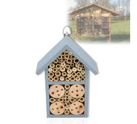 Hôtel à Insecte Bois,23.3x12x7.5cm,Maisons de termites en Bois, installées dans Les Jardins extérieurs et Les marches de Porte, coccinelles Papillons et Abeilles, habitats de termites
