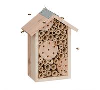 Relaxdays Hôtel à insectes avec tuyaux en bambou