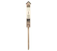 Hôtel à insectes en bois de sapin - 15 x 11 x 150 cm - Nichoir naturel pour jardin et balcon - Respectueux de l'environnement et durable - Protection pour les abeilles sauvages et les insectes utiles