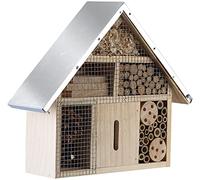 Hôtel à insectes Maja en bois avec toit métallique [Royal Gardineer]