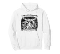 Hôtel Bear Camping Retro Humour 5 Billion Star Sweat à Capuche