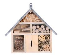 Hôtel de Bug, boîte d'abeilles en Bois à l'épreuve des intempéries, Maison de Bug Suspendue, Maisons d'abeilles décoratives pour Le Jardin, Abeilles, coccinelles, Papillons
