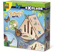 SES Creative - Kit Hôtel à papillons Explore - Activité nature éducative 6+ Bois DIY