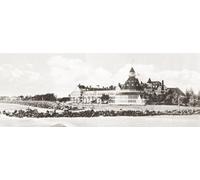Hôtel del Coronado alias The Del and Hotel Del Coronado San Diego Californie États-Unis d'Amérique c. 1915. From Wonderful California publié en 1915. Poster imprimé par Ken Welsh (58,4 x 20,3 cm)