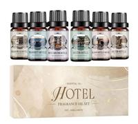 Hôtel Essential Huile - 6pcs Hoteel Collection Diffuseur OIIL | Fragrance Hootel De Luxe Ooil Avec Un Arôme Durable | Mélange D'Oill Relaxant Essential Pour La Maison, Le Spa, La Chambre Et L'am