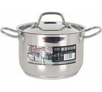 Hotel Olla + couvercle acier inoxydable Ind 19L/36Cm/0.8mm, 18 kg, acier inoxydable, argent