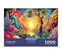 Hôtel Paradise 1000 Pièces Jeu De Puzzle À Assembler Soi-même Cerf Magical Forest Sunset Énigme De Compétence Logique pour Jeu De Puzzle De Fête pour Les Amateurs D'énigmes 38x2