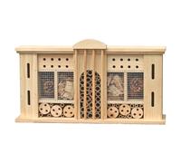 Hôtel pour insectes Coléoptères Nid d'abeilles Maison en pin naturel Bambou Bois de pin