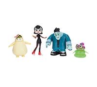 Hotel Transsylvanie- Mavis, Wendy, Hank et Pedro Figurines de la série, Fille, 98021, Multicolore