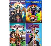 Hotel Transylvania 1-4 Complete Collection DVD - Hotel Transylvania 1, Hotel Transylvania 2 ,Hotel Transylvania 3, Hotel Transylvania: Transformania DVD