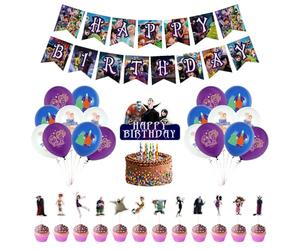 Hôtel Transylvanie Décoration Anniversaire - Ballons, Décorations de Gâteaux, Bannière - Kit Complet pour Fête