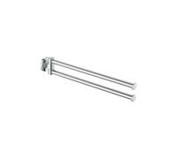Hotels porte-serviettes double barre rotatif 400mm blanc mat - ROCA A817578B00