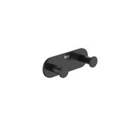 Hotel'S Round Double Patère Noir Mat-Roca A817571C40