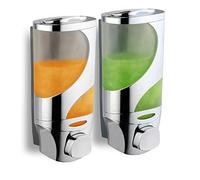 Hotelspa Courbes de Luxe Distributeur de Savon/Lotion Shampooing/Douche Modular-Design Système, Chrome, Wave