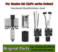 Hotend Original pour laboratoire Bambu X1 X1C P1P P1S buses en acier dur bambou Bambulabs Combo thermistance pour ventilateur de refroidissement de laboratoire bambou X1 P1 No grease 0.4