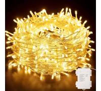 Hoteril Guirlande Lumineuse Exterieure 15M 130LED Intérieur Extérieur 8Mode