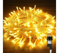 Hoteril Guirlande Lumineuse Intérieur Extérieur, 33M 300 LED Guirlande Lumineuse Étanche IP54 Guirlande LED pour Noël Mariage Fête Anniversaire Jardin Terrasse (Blanc Chaud)