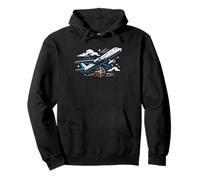 Hotesse De L Air Aviation Sweat à Capuche