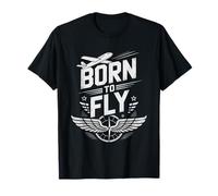 Hotesse De L Air Nee pour Voler Carriere Aviation Amour du T-Shirt