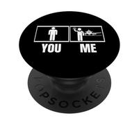 Hôtesse de l'air Fier Cabin Crew Funny Men Flight Attendant PopSockets PopGrip Adhésif