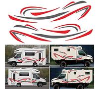 HOTEU Autocollants décoratifs universels en vinyle pour camping-car, camionnette, caravane, accessoires