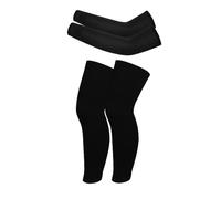 Hotfiary 2 Paires Manchons de Compression pour Les Bras Et Les Jambes desEnfants pour Le Basket-Ball Et Le Football, Protection Solaire Contre Les UV, Sport D'extérieur Respirant, Manchons de Glace