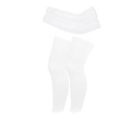 Hotfiary 2 Paires Manchons de Compression pour Les Bras Et Les Jambes desEnfants pour Le Basket-Ball Et Le Football, Protection Solaire Contre Les UV, Sport D'extérieur Respirant, Manchons de Glace