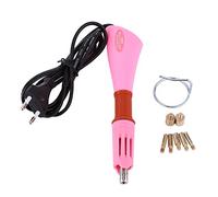 Hotfix Applicateur Baguette, Setter Hot-fix Applicateur Kit D'outil Avec 7 Pointes, Chauffage Rapide à Hot Fix Wand Applicateur de Outils 110-240 V Eu Plug Rose