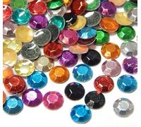 Hotfix Lot de 7500 rivets métalliques Rhinestuds 3 mm Octogone thermo-adhésifs thermocollants Multicolore 3 mm (7500 pièces)