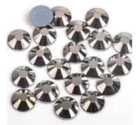 Hotfix SS10 Lot de 3 000 strass ronds à dos plat pour nail art Gris minéral 2,7 à 2,9 mm