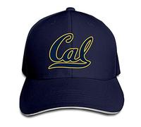 Hotgirl4 Adult University of California Berkeley Cal Adjustable Baseball Hat White Navy