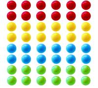 Hotgod Lot de 48 billes de rechange compatibles avec les hippopotames affamés et affamés