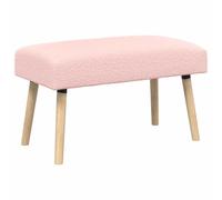 Hothingwell Banc Uni Rose 80 x 40 x 46 cm Boucle