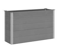 Hothingwell Lit Surélevé De Jardin WPC 150x50x91 cm Gris | Composite bois-plastique, usage extérieur, assemblage facile, jardiniers de bricolage, plantes et fleurs