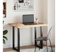 Hothingwell Plateau De Bureau en Acacia Massif Non Traité 100x80x2 cm | Bois massif robuste, personnalisable peinture ou laque, intérieur et extérieur, entretien facile, multifonctionnel