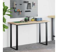 Hothingwell Plateau de Bureau en Acacia Massif Non Traité 140x60x2 cm | Bois d'acacia massif, surface lisse, usage intérieur extérieur, personnalisable par peinture ou laque, veinures uniques,