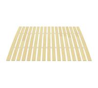 Hothingwell Sommier A Lattes Peuplier Massif 120x200 cm 17 Lattes | Repliable, pour lit superposé, soutient tout matelas, sangles latérales, dissipation chaleur