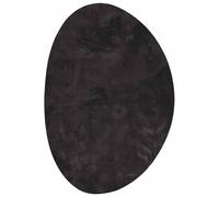 Hothingwell Tapis HUARTE Noir 160 x 230 cm Polyester | Surface douce, dos dérapant, pliable, lavable en machine, résistant à la décoloration, salon chambre couloir