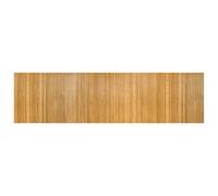 Hothingwell Tapis Rectangulaire Naturel 80x300 cm en Bambou | Bambou naturel, tons neutres, support dérapant, roulable, salon, entretien facile