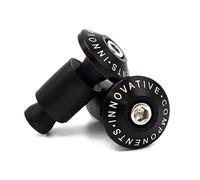 Hotiko Universel Moto vélo 7/8" 22mm Embout Guidon CNC Extrémités de Guidon de Moto Poids Plug Bouchon de Guidon Velo (Noir) (Noir)